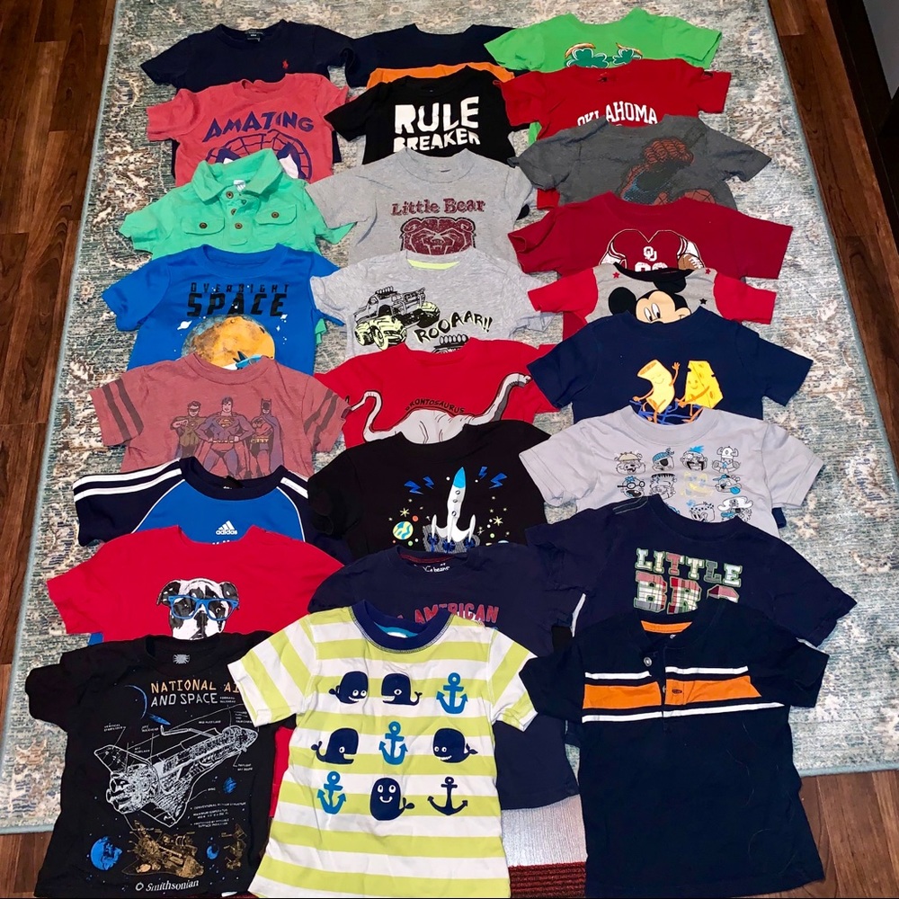 25 Piece 2t T-Shirt Lot/Bundle